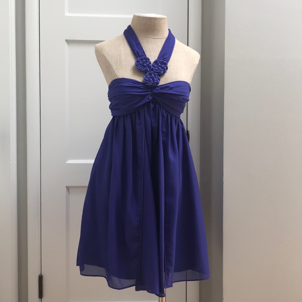 BCBG Generation Halter Style Babydoll Dress